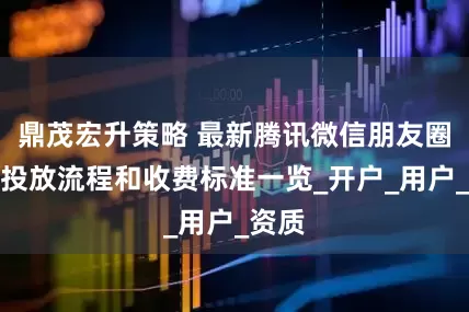 鼎茂宏升策略 最新腾讯微信朋友圈广告投放流程和收费标准一览_开户_用户_资质
